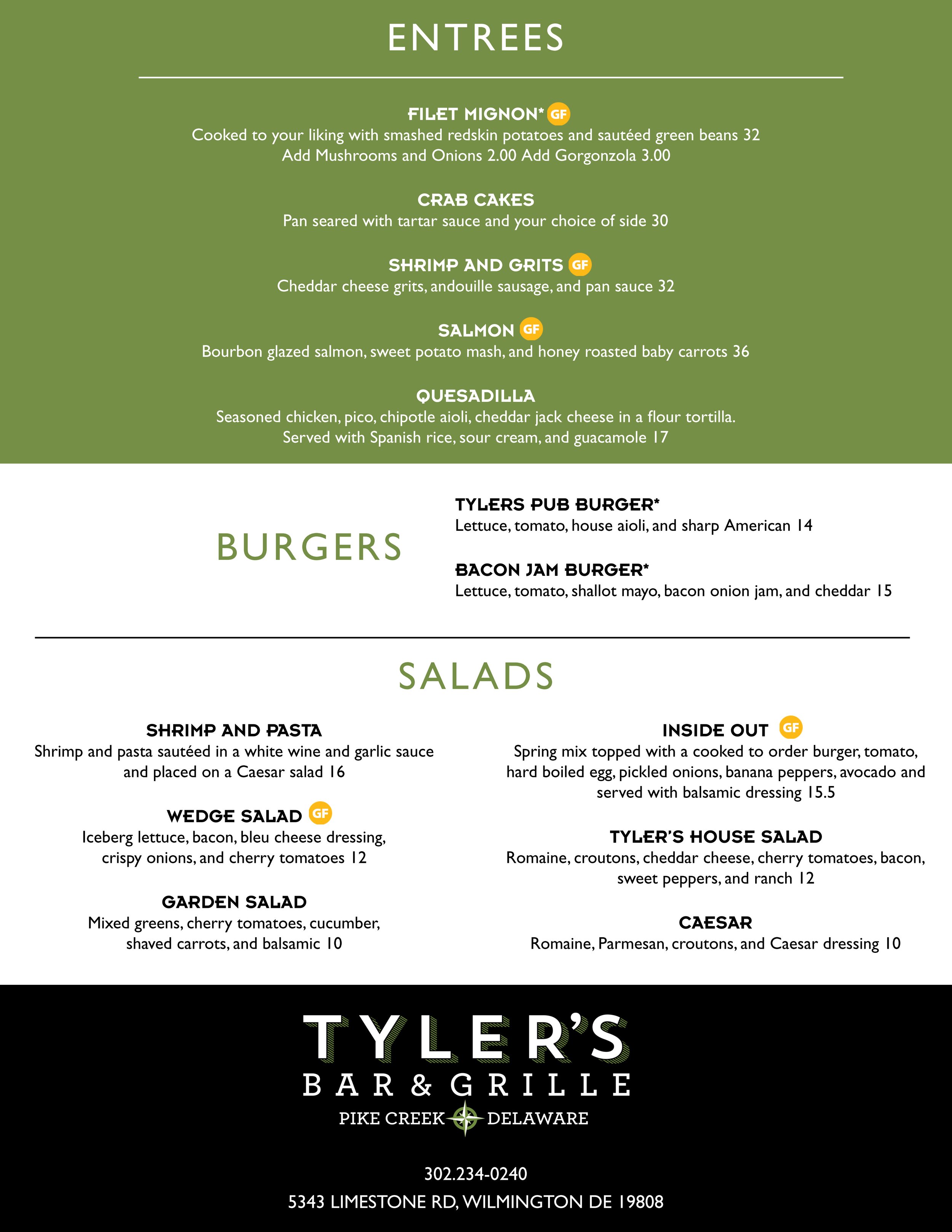 Restaurant entrees deals
